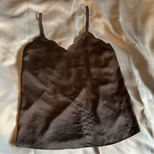 Silk spaghetti strap